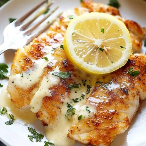 Pan-Fried Tilapia with Lemon Butter Sauce