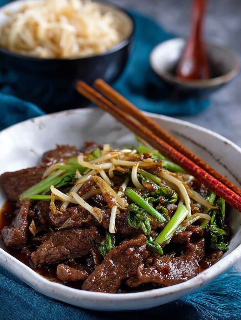 Chinese Beef with Garlic Sauce