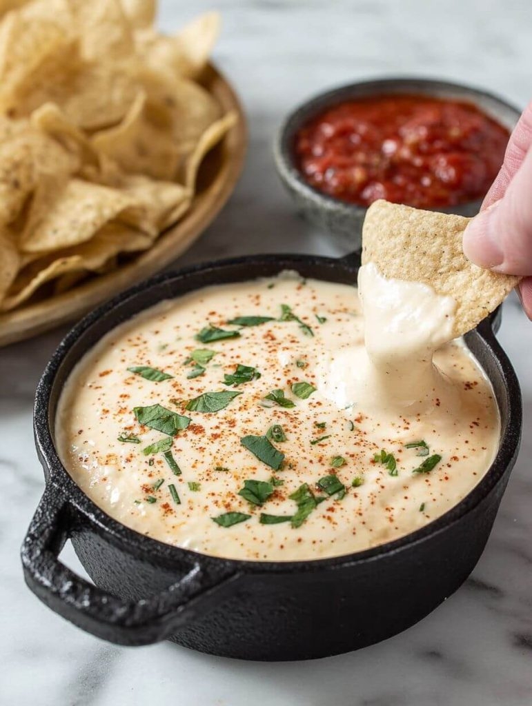 Copycat Chipotle Queso Blanco