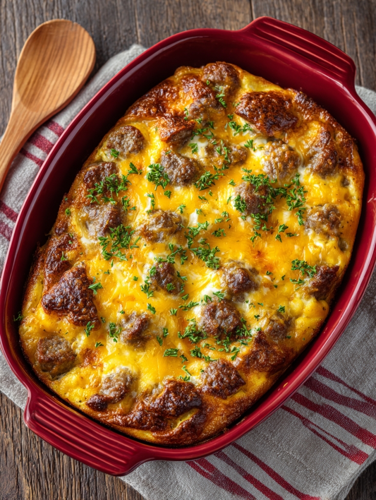 Easy Egg & Sausage Casserole