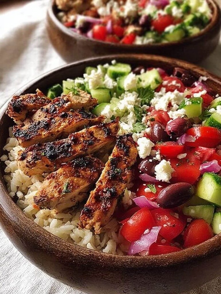 Greek Chicken Bowls