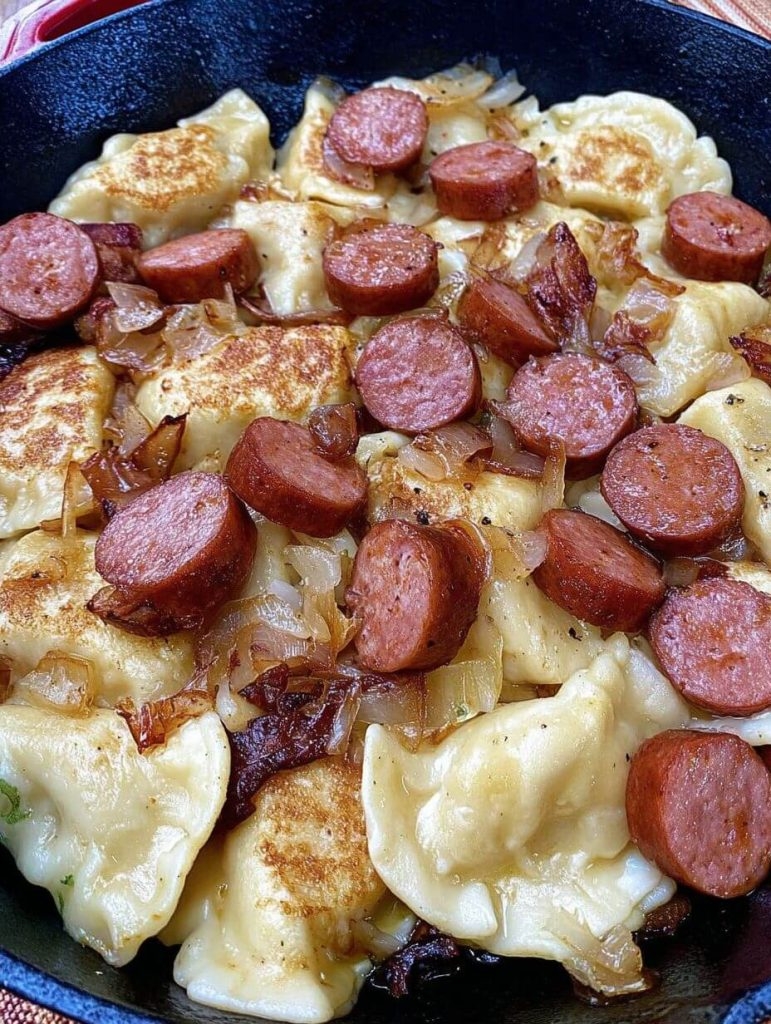 Pierogies & Kielbasa