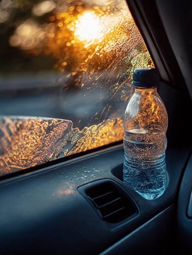 Think Twice Before Leaving That Water Bottle in Your Car