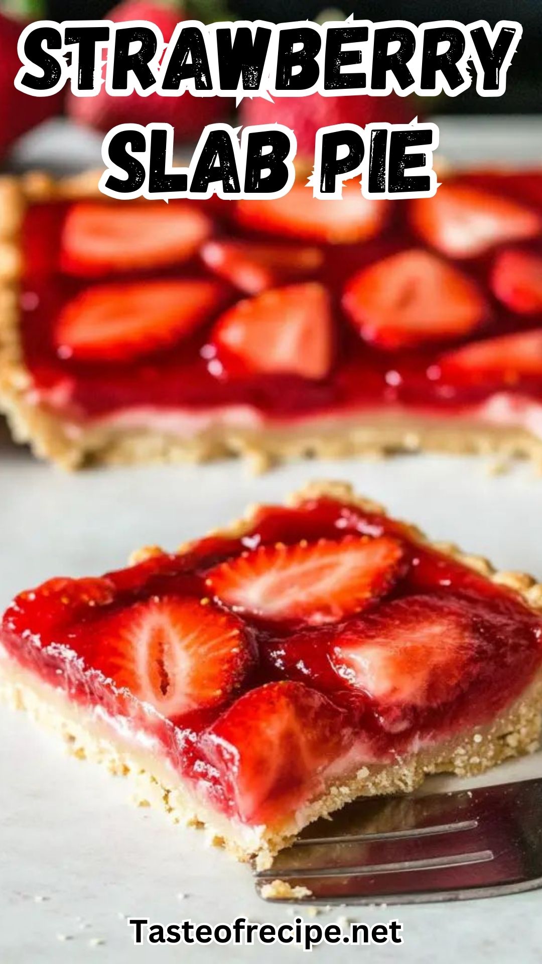 Easy Strawberry Slab Pie