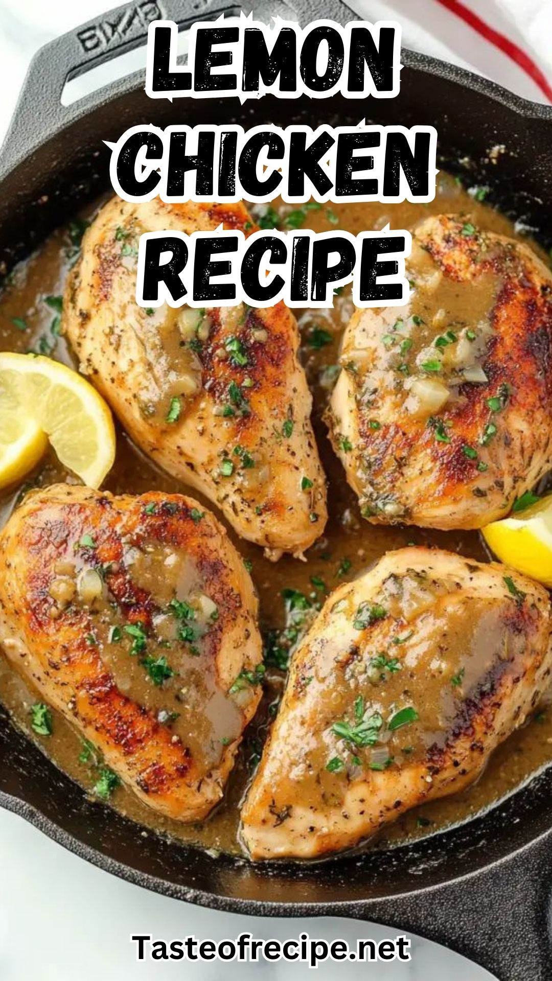 Lemon Chicken Recipe with Butter Sauce