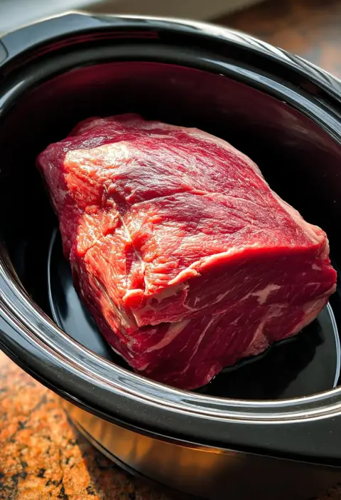 Slow Cooker 6-Ingredient French Dip Sandwiches