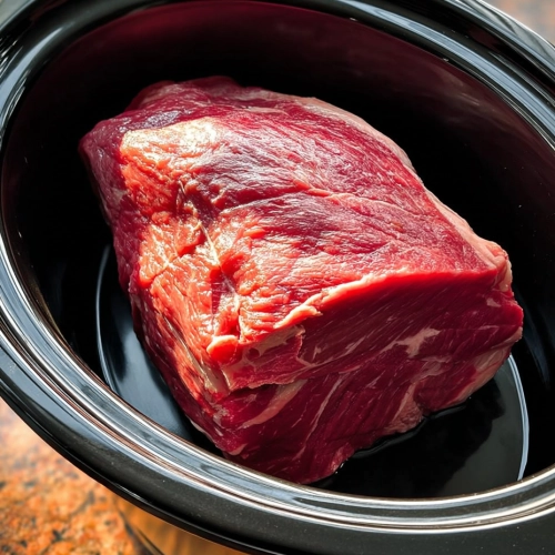 Slow Cooker 6-Ingredient French Dip Sandwiches