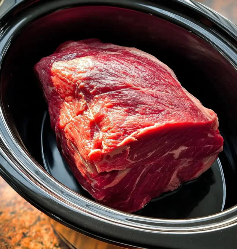 Slow Cooker 6-Ingredient French Dip Sandwiches