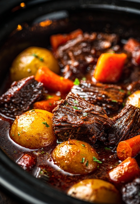 Slow Cooker 3 Packet Pot Roast — Your Midweek Secret Weapon