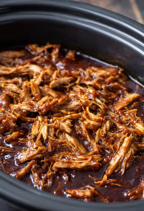 Slow Cooker Pulled Pork with BBQ Sauce
