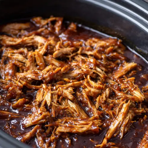 Slow Cooker Pulled Pork with BBQ Sauce