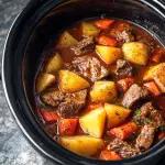 Slow Cooker Unstuffed Cabbage Roll Soup