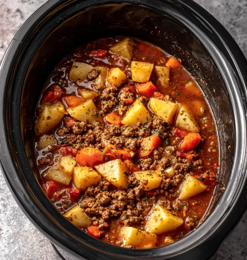 Slow Cooker Poor Man’s Stew: Warm Bowls, Full Hearts