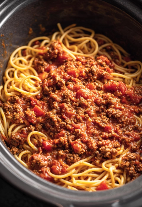 Slow Cooker Church Supper Spaghetti — Feeds a Crowd, Feeds the Soul