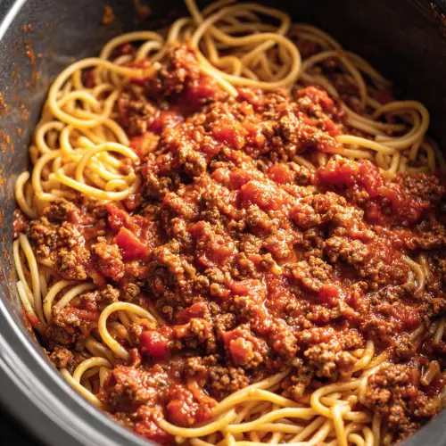 Slow Cooker Church Supper Spaghetti — Feeds a Crowd, Feeds the Soul