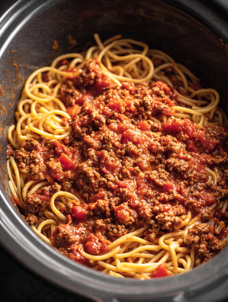 Slow Cooker Church Supper Spaghetti — Feeds a Crowd, Feeds the Soul