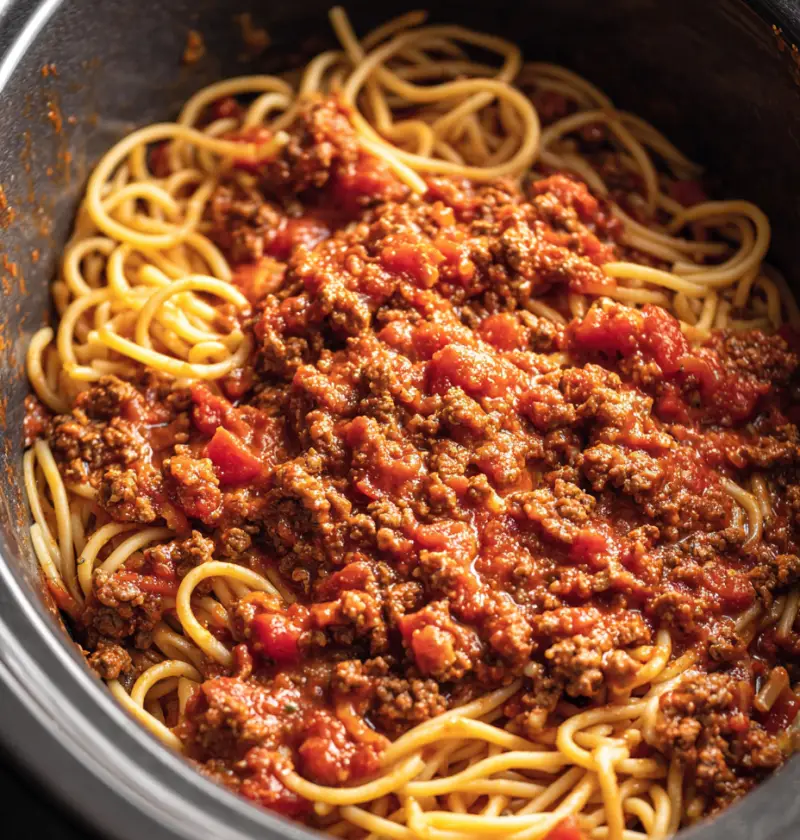 Slow Cooker Church Supper Spaghetti — Feeds a Crowd, Feeds the Soul