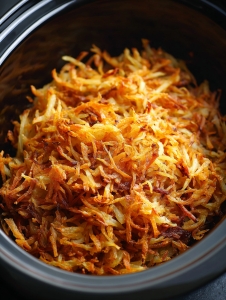 Oven Baked 4-Ingredients Hash Brown Pie