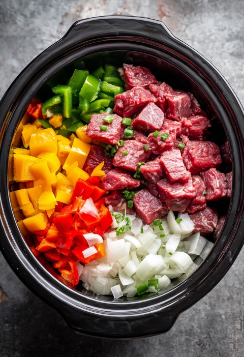 Slow Cooker Pepper Steak — The Dinner That Cooks Itself (Mostly!)