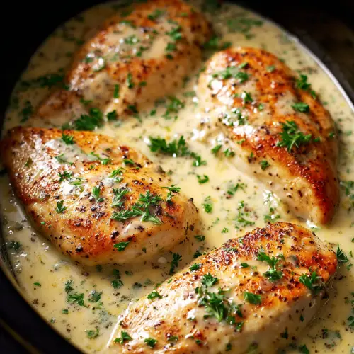 Slow Cooker 3-Ingredient Creamy Italian Chicken 3 Slow Cooker 3-Ingredient Creamy Italian Chicken