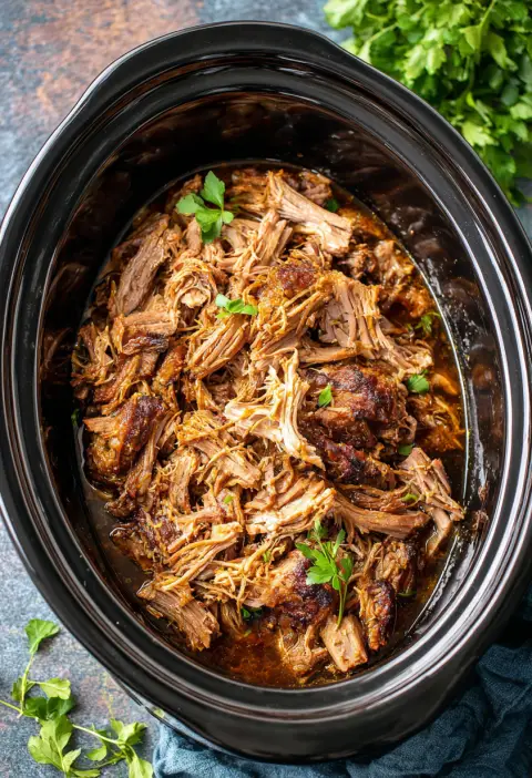 Slow Cooker 4-Ingredient Kalua Pig