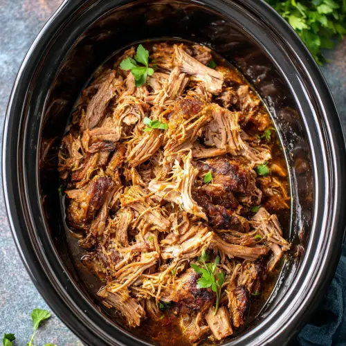 Slow Cooker 4-Ingredient Kalua Pig