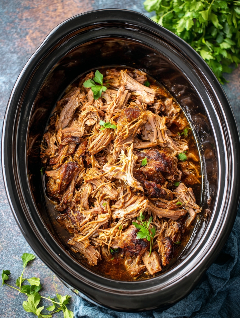Slow Cooker 4-Ingredient Kalua Pig