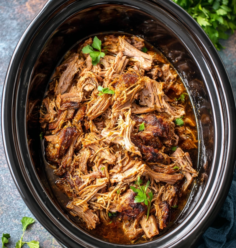 Slow Cooker 4-Ingredient Kalua Pig