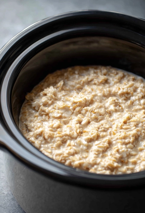 Wake Up to Something Warm — My Slow Cooker 4-Ingredient Overnight Oatmeal