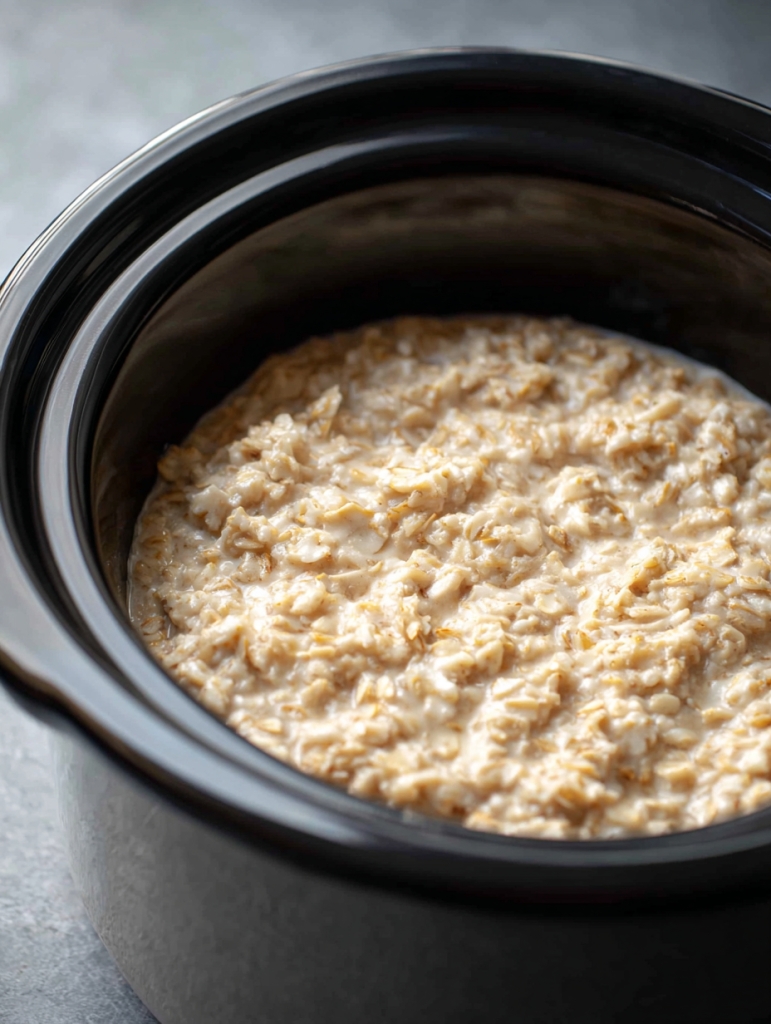 Wake Up to Something Warm — My Slow Cooker 4-Ingredient Overnight Oatmeal