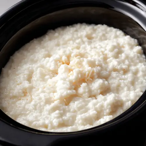 Slow Cooker 5-Ingredient Rice Pudding
