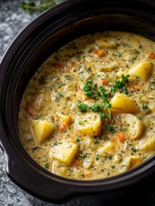 slow cooker Amish Corn Chowder