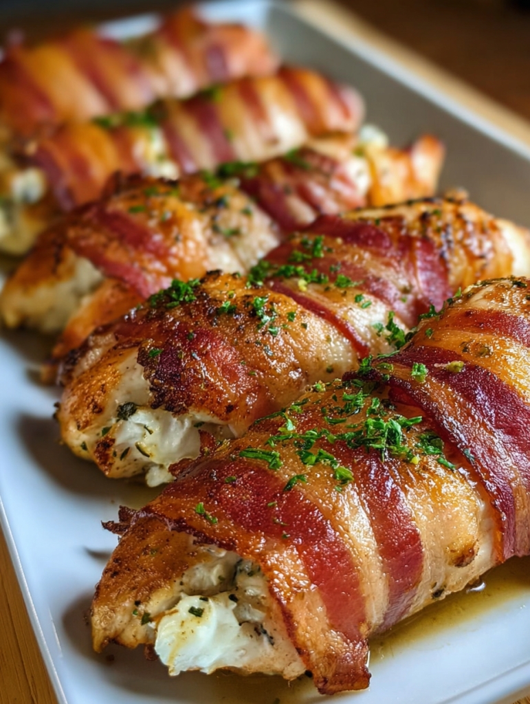 Bacon-Wrapped Stuffed Chicken That’ll Make You Feel Like a Kitchen Rockstar