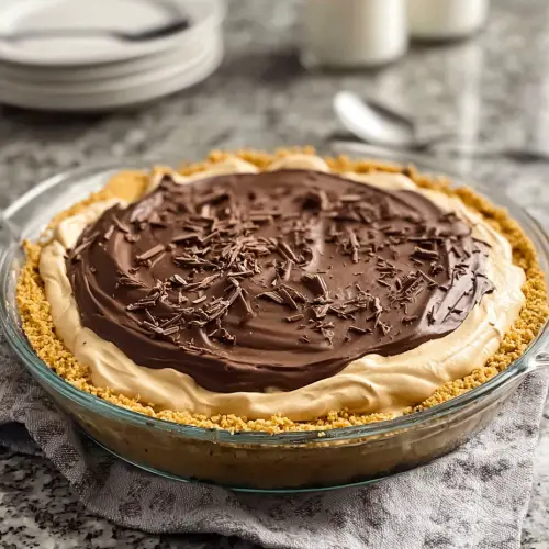 Chocolate Peanut Butter Cream Pie