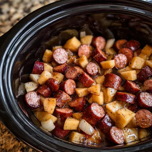 There’s Magic in This Slow Cooker Apple Kielbasa