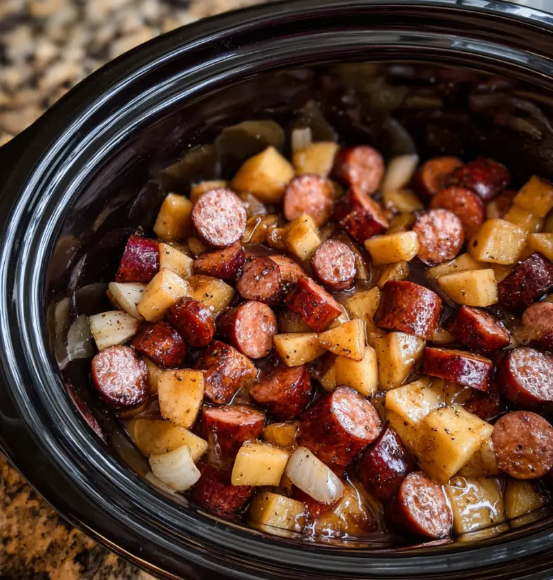 There’s Magic in This Slow Cooker Apple Kielbasa