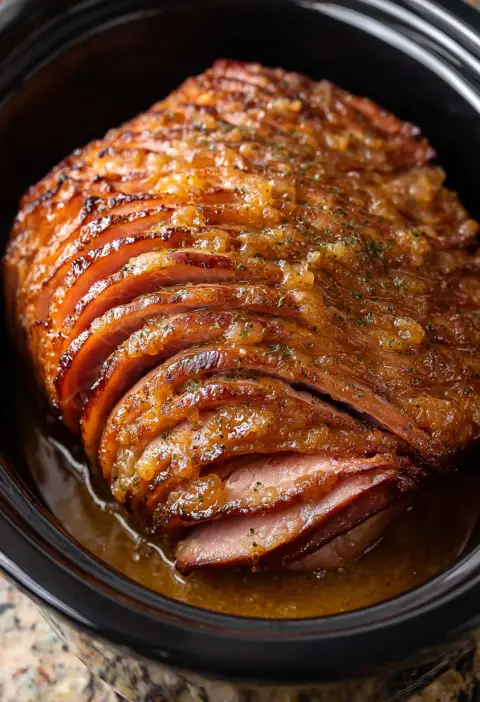 Slow Cooker Apricot Dijon Spiral Ham — Sunday Nostalgia in Every Bite