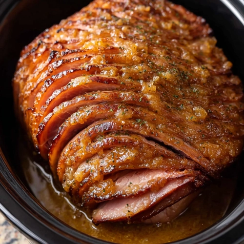 Slow Cooker Apricot Dijon Spiral Ham — Sunday Nostalgia in Every Bite