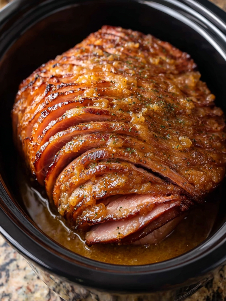 Slow Cooker Apricot Dijon Spiral Ham — Sunday Nostalgia in Every Bite