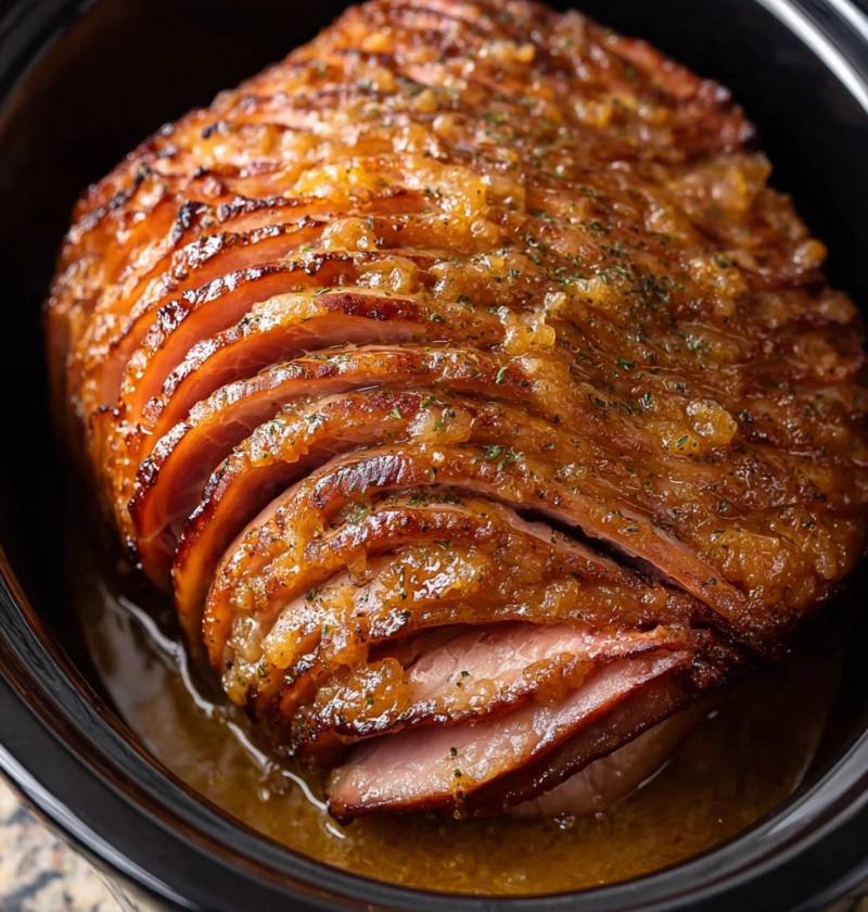 Slow Cooker Apricot Dijon Spiral Ham — Sunday Nostalgia in Every Bite