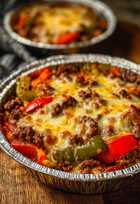 Low Carb Crustless Pizza Bowl