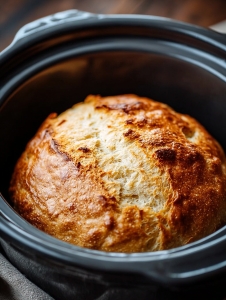 Slow Cooker 3-Ingredient Beer Bread