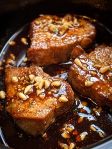 Herb-Infused Smothered Baked Pork Chops with Apple Cider Glaze