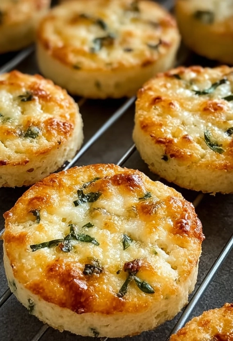 Herb-Infused Cheesy Jalapeño Shortbread
