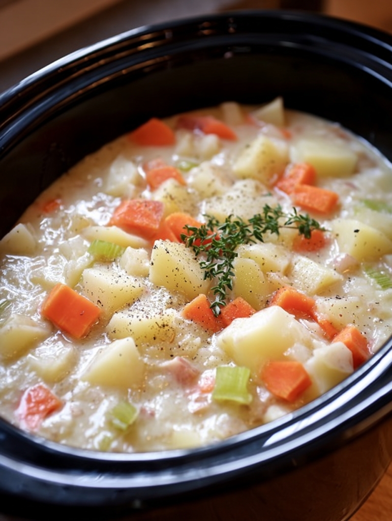 Slow Cooker Amish Potato Soup — Cozy Comfort That Never Fails