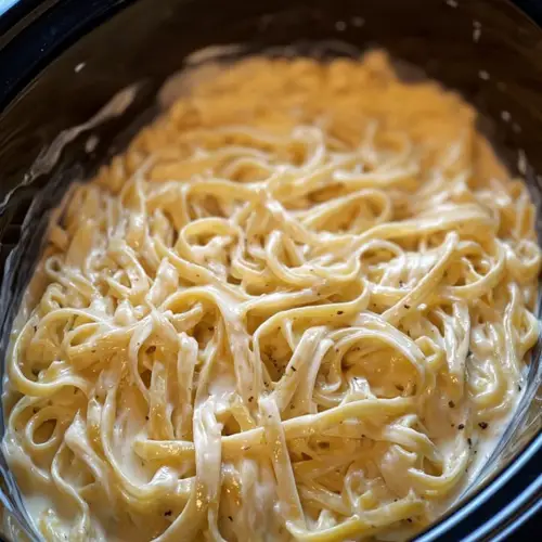 Slow Cooker Creamy Alfredo Pasta 3 Slow Cooker Creamy Alfredo Pasta