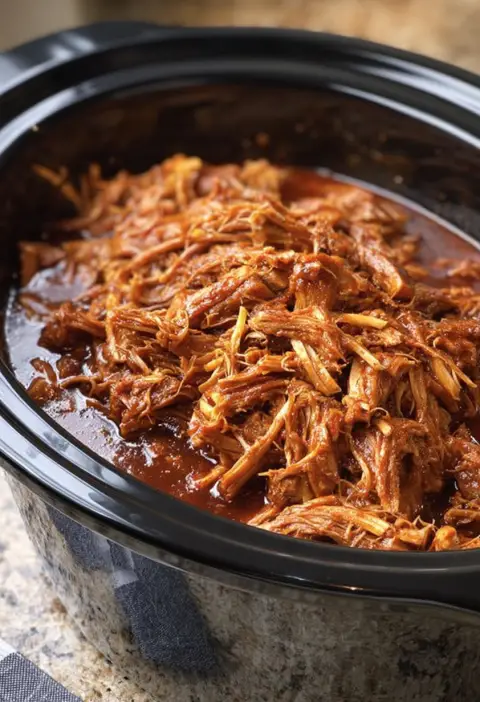 Slow Cooker 3-Ingredient BBQ Pulled Pork