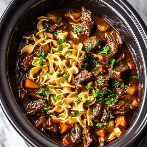 Slow Cooker Beef & Noodles — A Hearty Hug from the Heartland