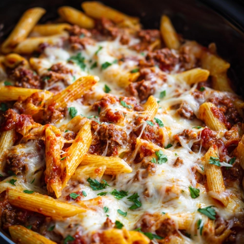 Slow Cooker Baked Ziti