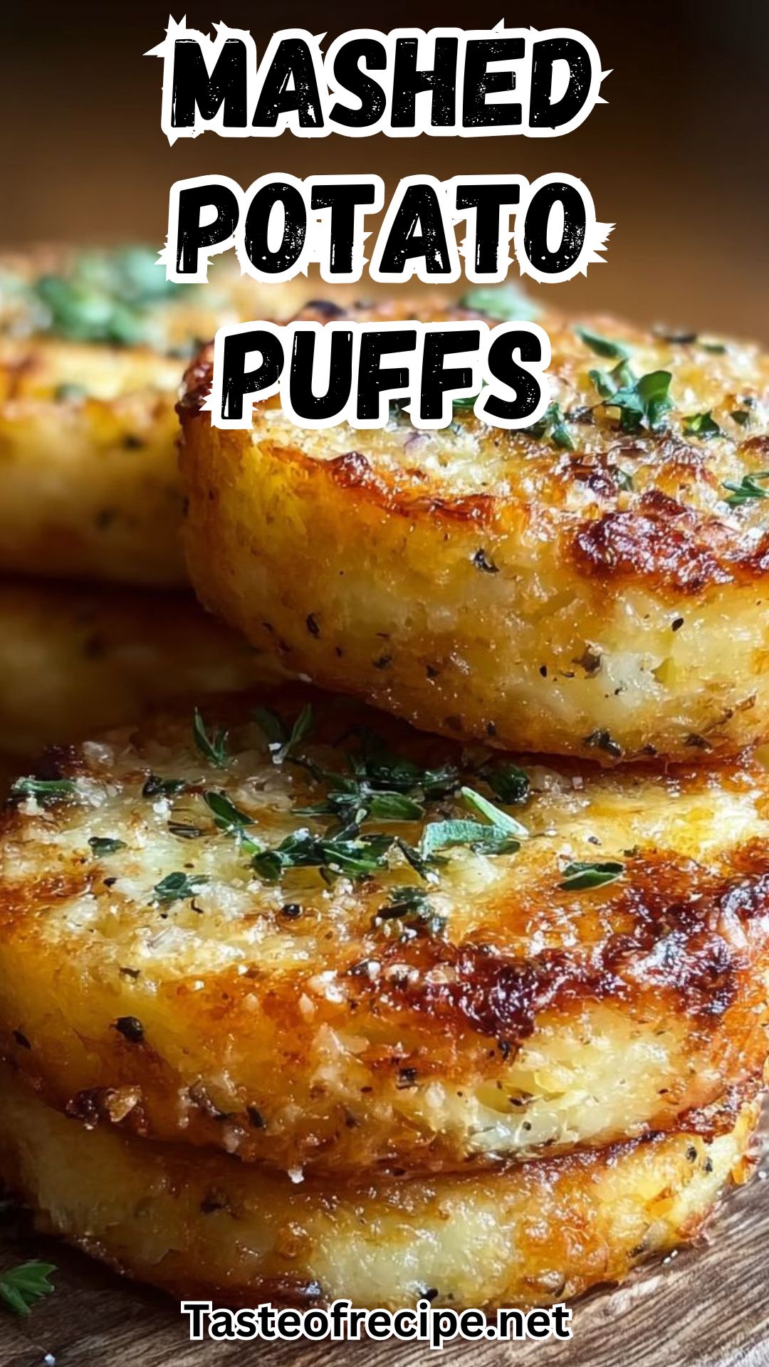 Cheesy Herb Mashed Potato Puffs